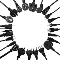UK Plug 2 C13 Y Splitter cable de alimentación Aislado de alto voltaje VDE/CCC/ROHS Conductor de cobre PVC Telecomunicación