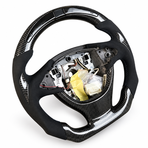 Volante Deportivo de 3 Radios en Fibra de Carbono y Cuero para 316i/320i/328i F30/F20/F21/F22/F30-F34/X3-X6 520/525/530 - Product Image 6