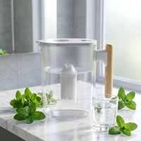 Filtro de Agua de Resina de Carbón Multietapa, Agua Potable de Gran Sabor, 10 Tazas, 150 Galones, Libre de BPA, Elimina Flúor, Cloro y Plomo