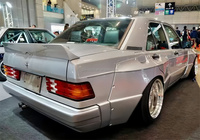 Pour Mercedes-Benz Classe C W201 190E Nouveau kit carrosserie large : Ailes, diffuseur avant, jupes latérales, spoiler de coffre, pare-chocs, kit carrosserie Rocket