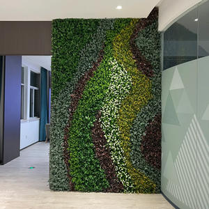 Plante artificielle intérieure verte simulée Décoration murale Pelouse artificielle en plastique <span class=keywords><strong>pour</strong></span> balcon <span class=keywords><strong>Image</strong></span> de <span class=keywords><strong>fond</strong></span> <span class=keywords><strong>pour</strong></span> intérieur extérieur - Product Image 3