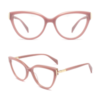 En stock, tendance de la mode, nouveau style, lunettes optiques en acétate, montures de lunettes durables à monture intégrale, livraison rapide pour un usage quotidien