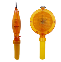 Feux de signalisation LED d'urgence pour la sécurité routière, cône de signalisation lumineux