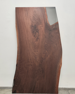 Mesa de Comedor de Madera Maciza con Borde Natural, Moderna y Popular, Resistente, Ecológica, Multiusos, para Hogar, Bar o Comedor, 1.95m - Product Image 4