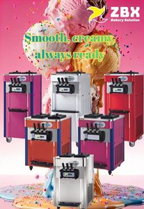 Chinese Factory Supply Commercial Automatic Multiple Colors Ice Cream Machine <strong>Maker</strong> 3 Flavor Soft Serve Ice Cream <strong>Maker</strong> - Product Image 6