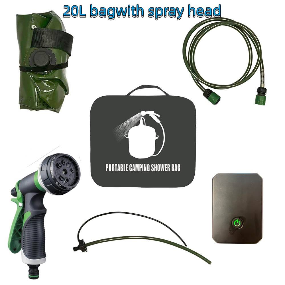 Bolso Verde de 20Lwater con la cabeza de espray