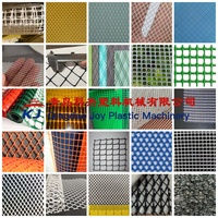 Machine de fabrication de géosynthétiques géonettes plates en maille rigide 2D 3D en HDPE PE entièrement automatique, neuve, avec extrudeurs plastiques à roulements