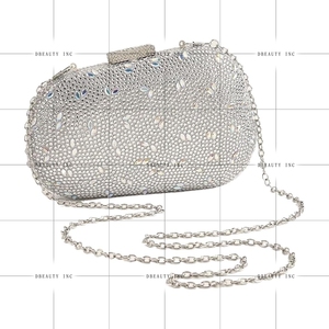 Luxury Rhinestone Evening Bag for Women Sparkly Crystal Clutch Wedding Handbag Purse for Formal <b>Prom</b> <b>Party</b> - Product Image 2