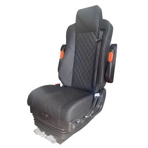 Siège <span class=keywords><strong>de</strong></span> camion en cuir à suspension durable - Réglable, luxe, universel, robuste, pour longs trajets, bonne maintien - Product Image 4