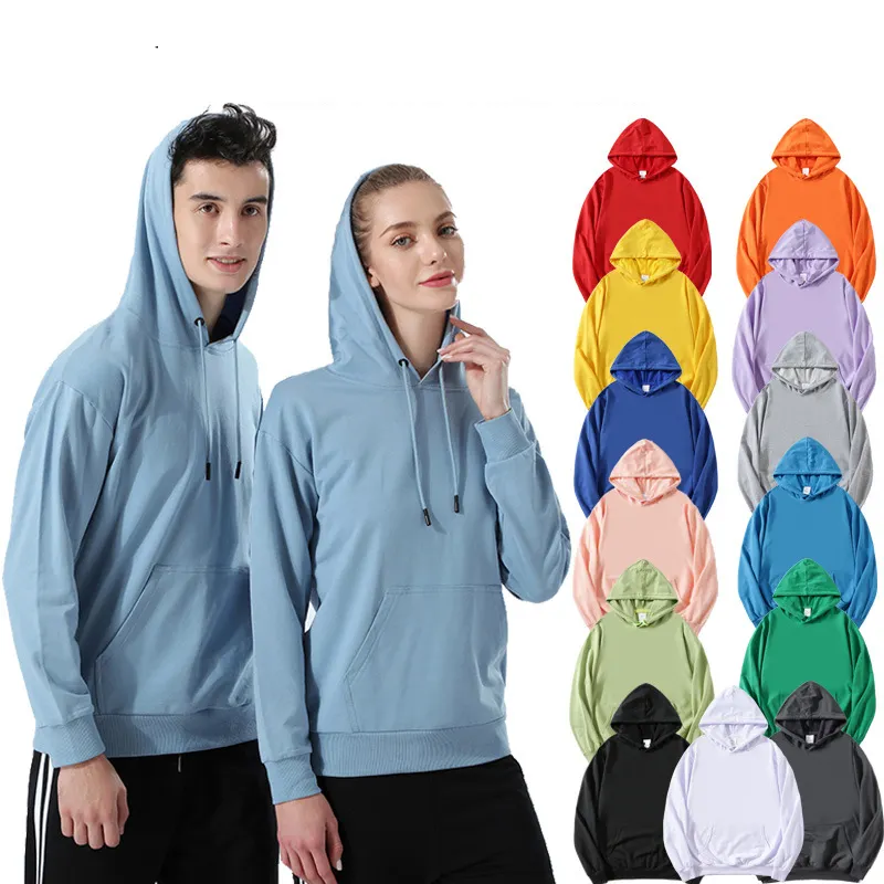 Kaus olahraga kualitas tinggi grosir hoodie Unisex kustom hoodie pria bordir Logo kosong