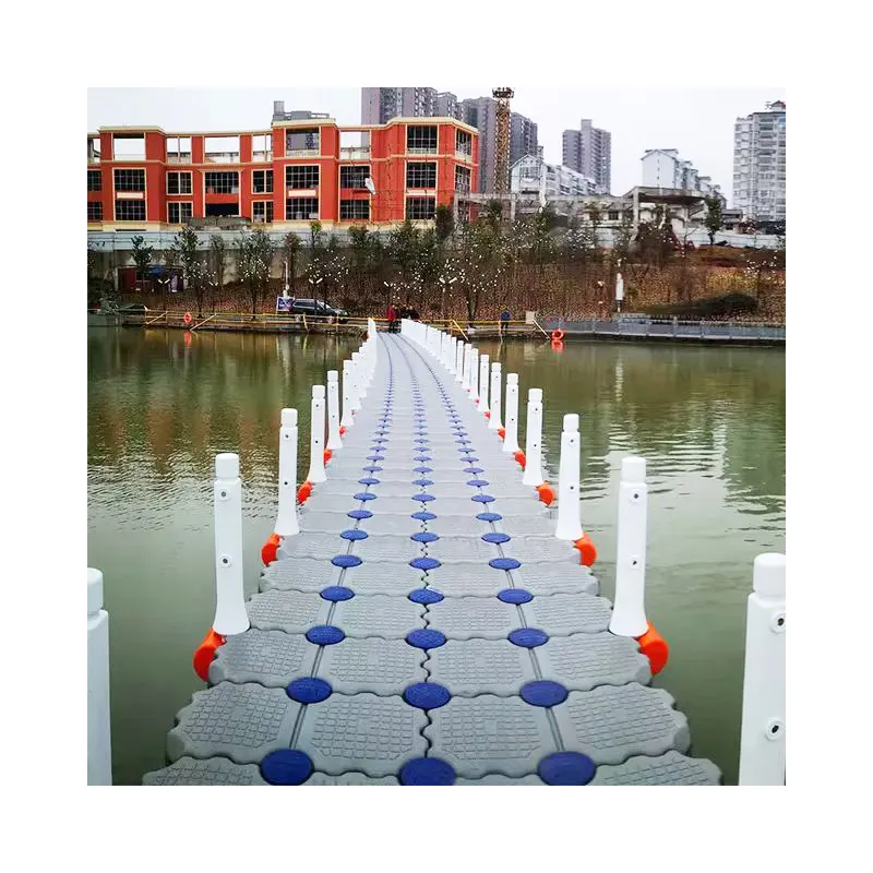 Plastik yüzer duba köprüsü yüzer iskele küpler yüzer deniz rıhtım sistemi