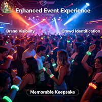 Pulseras Personalizadas Luminosas para Discotecas, Pulseras de Identificación Personalizadas para Ambiente Festivo, Pulseras de Múltiples Materiales para Bares y Fiestas