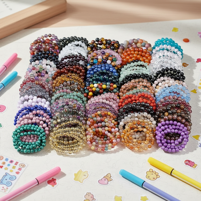 Bulk Wholesale Natural Gemstone Healing Stones Reiki Rose Quartz Round Bead 8mm Crystal Bracelet