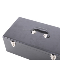 Boîte à outils en métal robuste de 20 pouces, portable, imperméable, avec revêtement en poudre, poignée de transport robuste, double loquet pour garage, atelier, bureau, OEM