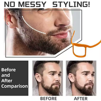 Tondeuse de précision pour barbe et poches de cheveux, peigne de soin pour hommes, usage transfrontalier, pour visage et cou, fabrication OEM, vente en gros