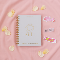 Agenda bien-être 2027 pour client, reliure spirale, couverture en papier imprimé, organiseur, journal client