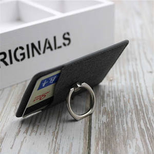 Soporte Multifuncional para Teléfono con Cierre de Cremallera Adhesivo para PC, con Anillo y Espacio para Tarjetas de Crédito, para Almacenamiento Diario - Product Image 3