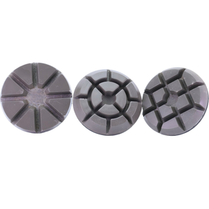 Disques de polissage et tampons abrasifs en résine diamantée PanGu 3 pouces pour utilisation à sec (grain fin) pour béton, compatibles avec les meuleuses d'angle OEM - Product Image 1