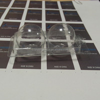 Boîte d'emballage en blister transparent pour chocolat, 2 et 24 pièces, boîte en blister PET pour truffes au chocolat