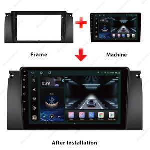 BAIDAYU Lecteur multimédia avec écran tactile IPS de 9 pouces, montage sur tableau de bord, GPS intégré, USB pour BMW 5 (<span class=keywords><strong>E39</strong></span>) - X5 (E53) 1995-2003 - Product Image 6