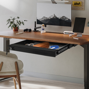 Jh-mech ngăn kéo tổ chức kéo ra lưu trữ cho 20 "hoặc nhỏ hơn máy tính xách tay có thể khóa trượt <span class=keywords><strong>underdesk</strong></span> ngăn kéo - Product Image 3