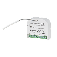 Atenuador de Fase CA Ultrafino Sunricher Zigbee 3.0 SR-ZG9041A-D de 350W - Compatible con Hub, Ideal para Luces CA y Downlights LED