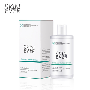 SKINEVER <span class=keywords><strong>Gel</strong></span> <span class=keywords><strong>douche</strong></span> bio à base de plantes à l'arbre à thé avec parfum blanchissant hydratant et éclaircissant au lait <span class=keywords><strong>pour</strong></span> adultes - Product Image 1