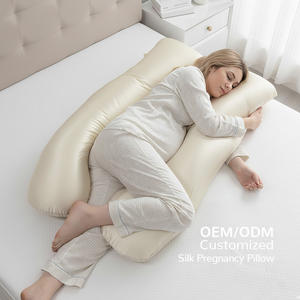 Almohada <span class=keywords><strong>de</strong></span> <span class=keywords><strong>Embarazo</strong></span> en Forma <span class=keywords><strong>de</strong></span> U <span class=keywords><strong>de</strong></span> Seda Natural Extra Grande Personalizada, Almohada <span class=keywords><strong>de</strong></span> Maternidad Sedosa y Refrescante, Almohada Corporal para Mujeres Embarazadas - Product Image 1