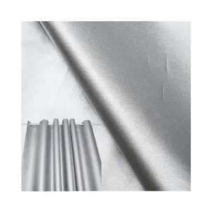 Wholesale price kain Oxford taffeta silver coatings fabrics for blackout curtains