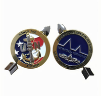 Gran oferta de alta calidad, diseño 3D, bomba, moneda de desafío, esmalte suave, ambos lados, fábrica, venta al por mayor, entrega rápida, alta fábrica moderna