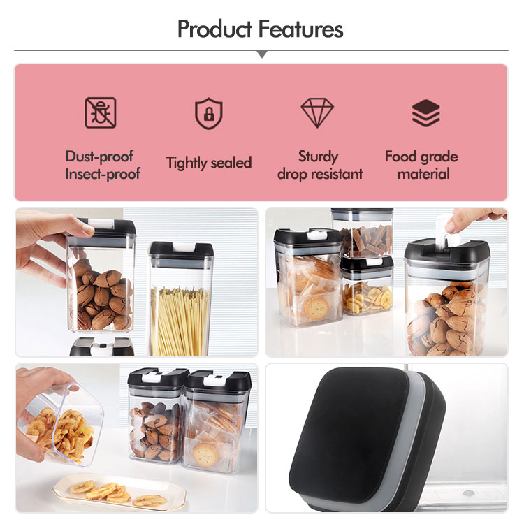5 Grids Glass Food Storage Container Sets Transparent
