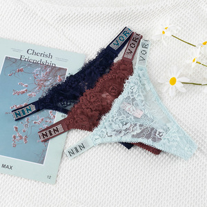 Nouveau Style Sexy culottes pour femmes bijoux brillants diamant tongs et G cordes slips sous-vêtements avec motif de dentelle florale <span class=keywords><strong>0365</strong></span> - Product Image 2