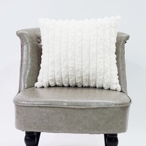 Sarung bantal penutup mewah bantal bulu kelinci Jacquard halus untuk dekorasi Sofa rumah - Product Image 1