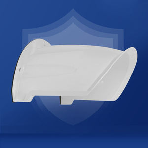 כיסוי עליון למצלמת אבטחה חיצונית 290*205 מ\\\"מ, מגן שמש וגשם, מגן גג למצלמת CCTV - Product Image 4