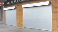 Volets roulants électriques automatiques modernes personnalisés Hanyu en acier et aluminium pour porte de garage extérieure, antivol, haute résistance au vent