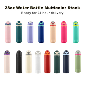 Nueva botella de agua aislada <span class=keywords><strong>16oz</strong></span> 19oz 24oz 28oz 32oz botella de agua de acero inoxidable para viajes - Product Image 3