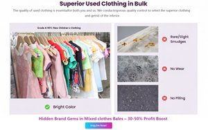 Fornecedor de Atacado de Roupas de Segunda Mão de Alta Qualidade: Fardos de Roupas Mistas Coreanas de Marcas para Crianças - Product Image 2