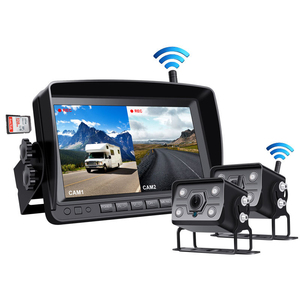 <span class=keywords><strong>Monitor</strong></span> Wireless Impermeabile AHD da 7 Pollici con <span class=keywords><strong>Telecamera</strong></span> 12-24V Visione Notturna <span class=keywords><strong>Telecamera</strong></span> Posteriore Ausilio <span class=keywords><strong>per</strong></span> <span class=keywords><strong>Retromarcia</strong></span> Auto Garanzia 1 Anno - Product Image 1