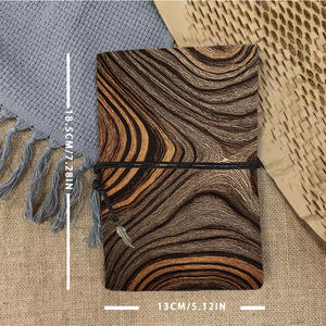 Carnet de bureau A6 fait à la main, essentiel pour le brainstorming, idéal pour esquisser des idées et des plans d'<span class=keywords><strong>action</strong></span> avec grain de bois - Product Image 4