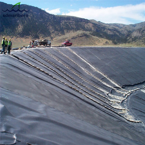 <strong>Long</strong>-Lasting Anti-UV HDPE Geomembrane Pond <strong>Liner</strong> Fish Farm Black Film for Dam Artificial Lake Geomembrane Pond <strong>Liner</strong> - Product Image 5