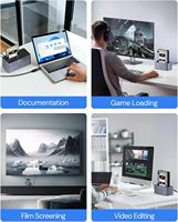 Station d'accueil pour disque dur externe USB 3.0 SATA Dockteck DH0003/DH0001 2,5/3,5 pouces HDD SSD 5 Gbps en aluminium compatible UASP