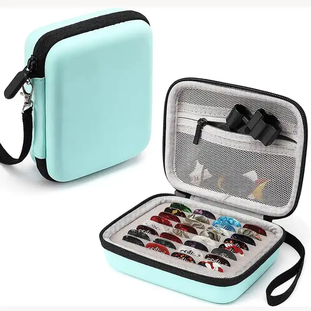 EVA Hard Case Travel Carrying Case Storage Protective Case for Guitar Pick Accessory