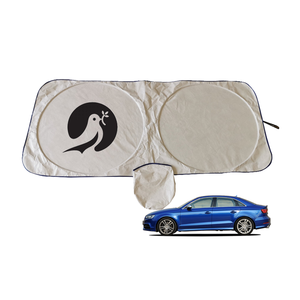 Xiangta Universal Tyvek parasole <span class=keywords><strong>parabrezza</strong></span> per finestrino anteriore panno pieghevole argento nero vari modelli di auto tra cui - Product Image 6