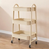 Étagère de rangement mobile sur roulettes, organisateur de collations et de jouets, table d'appoint pour canapé, pour salon