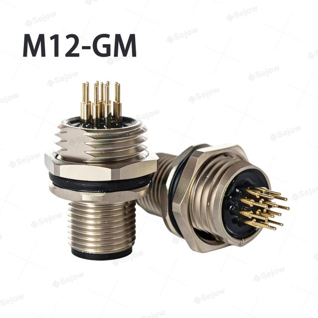 Circular Connector Supplier Female Connector 5 Pin 4 Pin Waterproof Electric Socket 7/8" 6 Pin Connectors for Wire Connecting