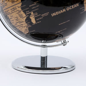 Mappamondo in Metallo e PVC per Decorazione Casa e Ufficio e Insegnamento Educativo Strumento Geografico in Plastica Resistente - Product Image 4