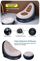 Pouf gonflable floqué style américain, portable en PVC, pour salon, chambre, maison, camping, festival de musique, extérieur