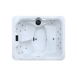 Contemporary 21-Jet Hottub with Stylish Appearance Acrylic Construction for Hotel Spa Facilities for Outdoor Tub Whirlpool