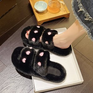Las pantuflas <span class=keywords><strong>de</strong></span> otoño e invierno están <span class=keywords><strong>de</strong></span> moda Use felpa y lindo <span class=keywords><strong>en</strong></span> <span class=keywords><strong>casa</strong></span> y sea versátil Casualmente usando pantuflas esponjosas afuera - Product Image 3