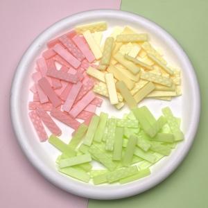 Miniatures en résine en forme de gaufres pour maison de poupée, mini-aliments, breloques pour loisirs créatifs, embellissements Kawaii - Product Image 5